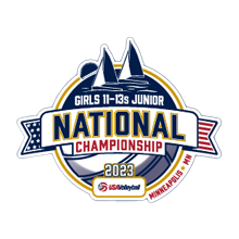 USA Volleyball Girls Junior National Championship (GJNC 11-13s) (2023) Logo