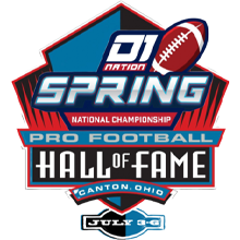 3rd Annual D1 East Coast Spring Football National Championship (2025) Logo