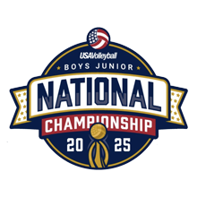USA Volleyball Boys Junior National Championship (2025) Logo