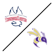 Miami University Middletown MBB vs. Defiance College (2025) Logo