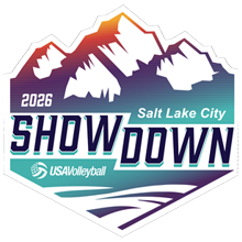 USA Volleyball Salt Lake City Showdown Girls 18s National Qualifier (2026) Logo