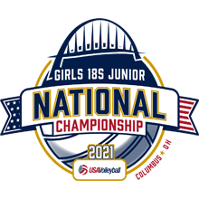 USA Volleyball Girls 18s Junior National Championship (2021) Logo